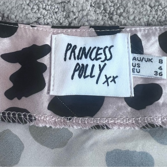 Princess Polly Nia Leopard Print Midi Satin Skirt - Picture 4 of 5